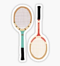 Vintage Tennisschläger Sticker