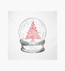 Crystal snow globe | Geeky christmas tree Scarf
