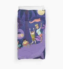 Nighttime Dragon Ride Duvet Cover