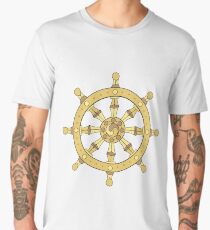 classic dharma wheel Men's Premium T-Shirt