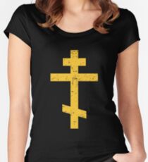 Cross - Eastern Orthodox / Greek Orthodox Women's Fitted Scoop T-Shirt