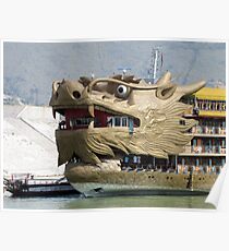China 2009, Wushan, Yangzi River Cruise boat Poster