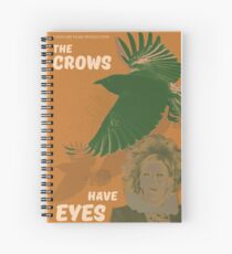The Crows Have Eyes Movie Poster Spiral Notebook
