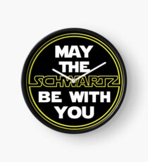 May the Schwartz Be With You Clock