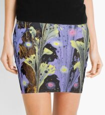 Xenoflora - Early flora with fireflies Mini Skirt