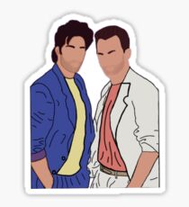 Pegatina Ross y Chandler