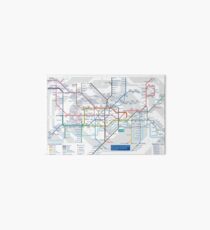 London Underground and City Map - HD Art Board