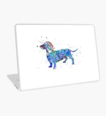 Dachshund, Dachshund watercolor, Dachshund art Laptop Skin
