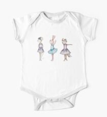 3 kleine Ballerinas Kurzärmeliger Einteiler