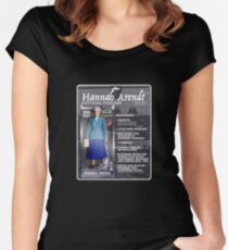 Hannah Arendt Action Figure Women's Fitted Scoop T-Shirt