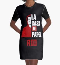 la casa de papel Graphic T-Shirt Dress