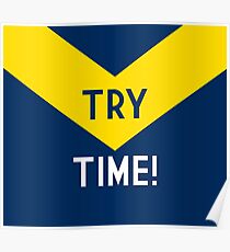 TRY TIME! - Cowboys Poster