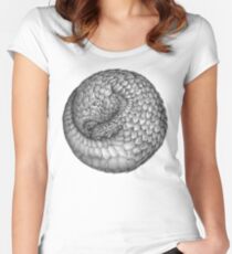Der unendliche Pangolin Tailliertes Rundhals-Shirt