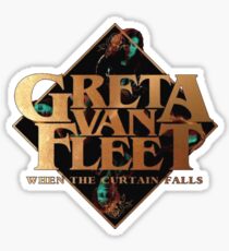 When the curtain falls Sticker