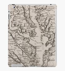 Vintage Map of The Chesapeake Bay (1681) iPad Case/Skin