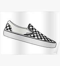 Vans Slip on - Checkerboard Poster