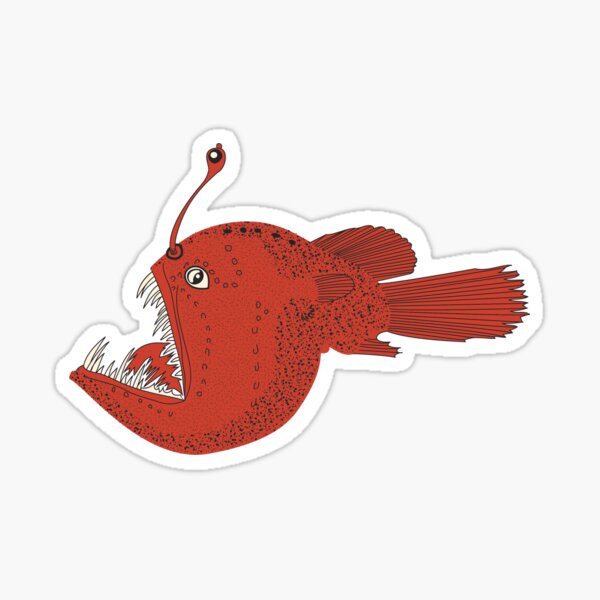 deep sea fish Sticker