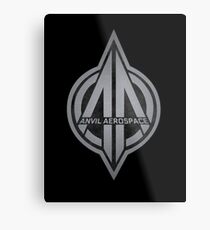Star Citizen Anvil Aero Space Tee Metal Print