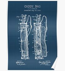 CADDY BAG blueprint Poster