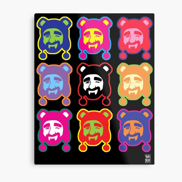 ADAM LIKES POP ART Metal Print