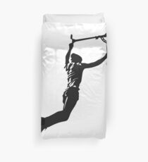 Scooter Rider Duvet Cover
