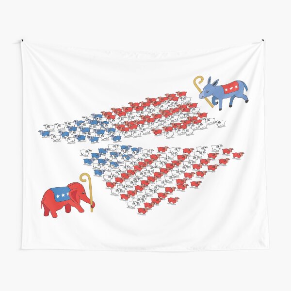 United States Political Divide Tapestry