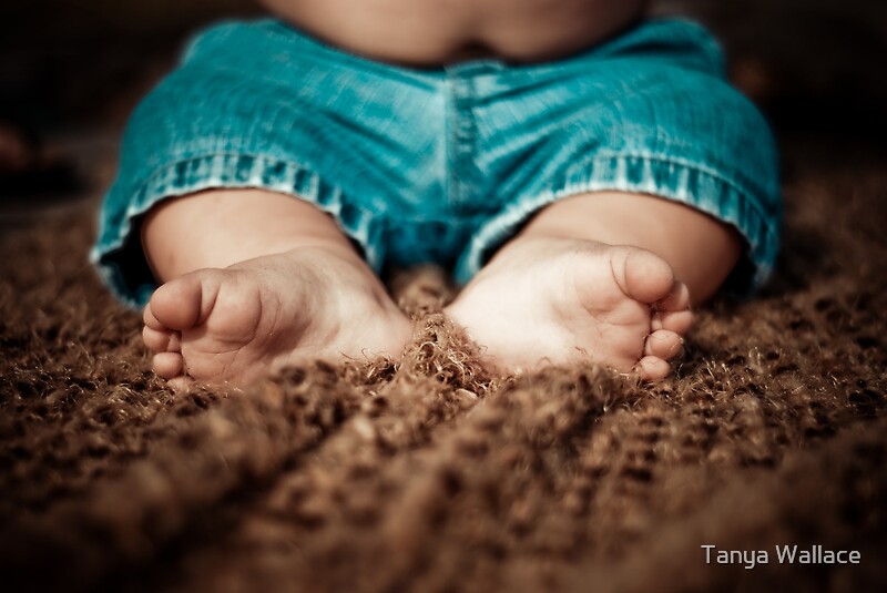 Cute Little Baby Feet By Tanya Wallace Redbubble
