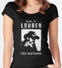 Lemmy - Play It Louder - Music - Motorhead Women's Fitted Scoop T-Shirt