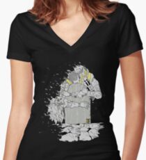 Gravestone Women's Fitted V-Neck T-Shirt