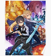 Póster Alicates de arte de espada en línea
