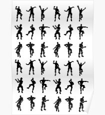Fortnite Emotes Poster