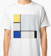 Camiseta clásica Piet Mondrian, Arte Abstracto, Famoso Europeo