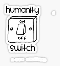 Humanity Switch Sticker