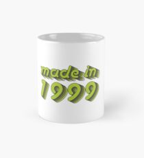 Made in 1999 (Grün & Grau) Tasse (Standard)