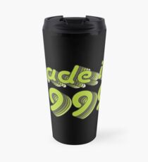 Taza de viaje Hecho en 1999 (verde y gris)