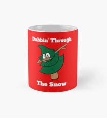Christmas Tree Dabbin Through The Snow Mug
