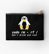 Dont drink and root funny t-shirt Studio Pouch