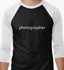photographer Men's Baseball ¾ T-Shirt