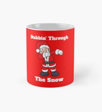 Santa Dabbin Through The Snow Mug