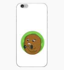 Kiwi dumbbell workout iPhone Case