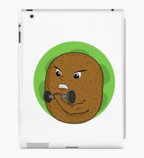 Kiwi dumbbell workout iPad Case/Skin