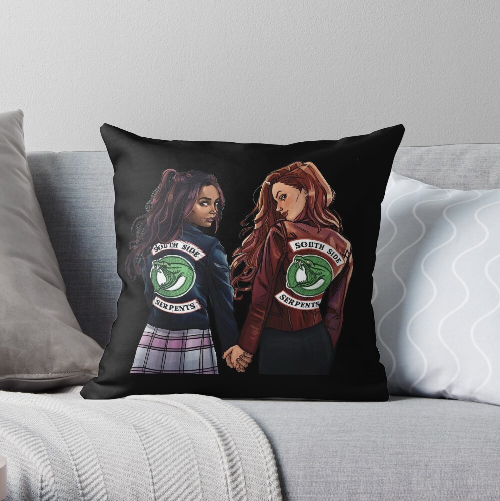 Choni Riverdale Throw Pillow By Tylerwongxo Redbubble