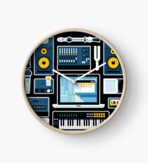Recording Studio Technology & Equipment Clock