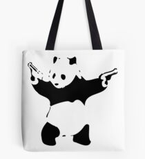 Banksy Panda Tote Bag