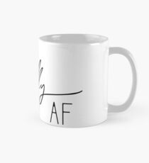 Jolly AF Funny Christmas Holiday Elf Mug