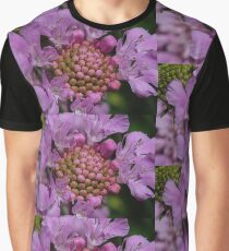 Scabiosa Flower Graphic T-Shirt