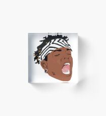 Ski Mask Acrylic Block