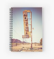 Motel Sign on the Route 66 Spiral Notebook