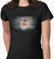logo de madrid T-shirt col V femme