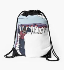 Romero and Koutarou Tatsumi ZombieLand Saga Drawstring Bag